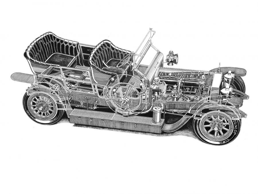  Rolls-Royce Silver Ghost Touring 1907 года  (фото 6 из 8)